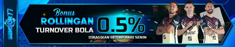 BONUS ROLLINGAN SPORTBOOK 0,5% SENSOR77